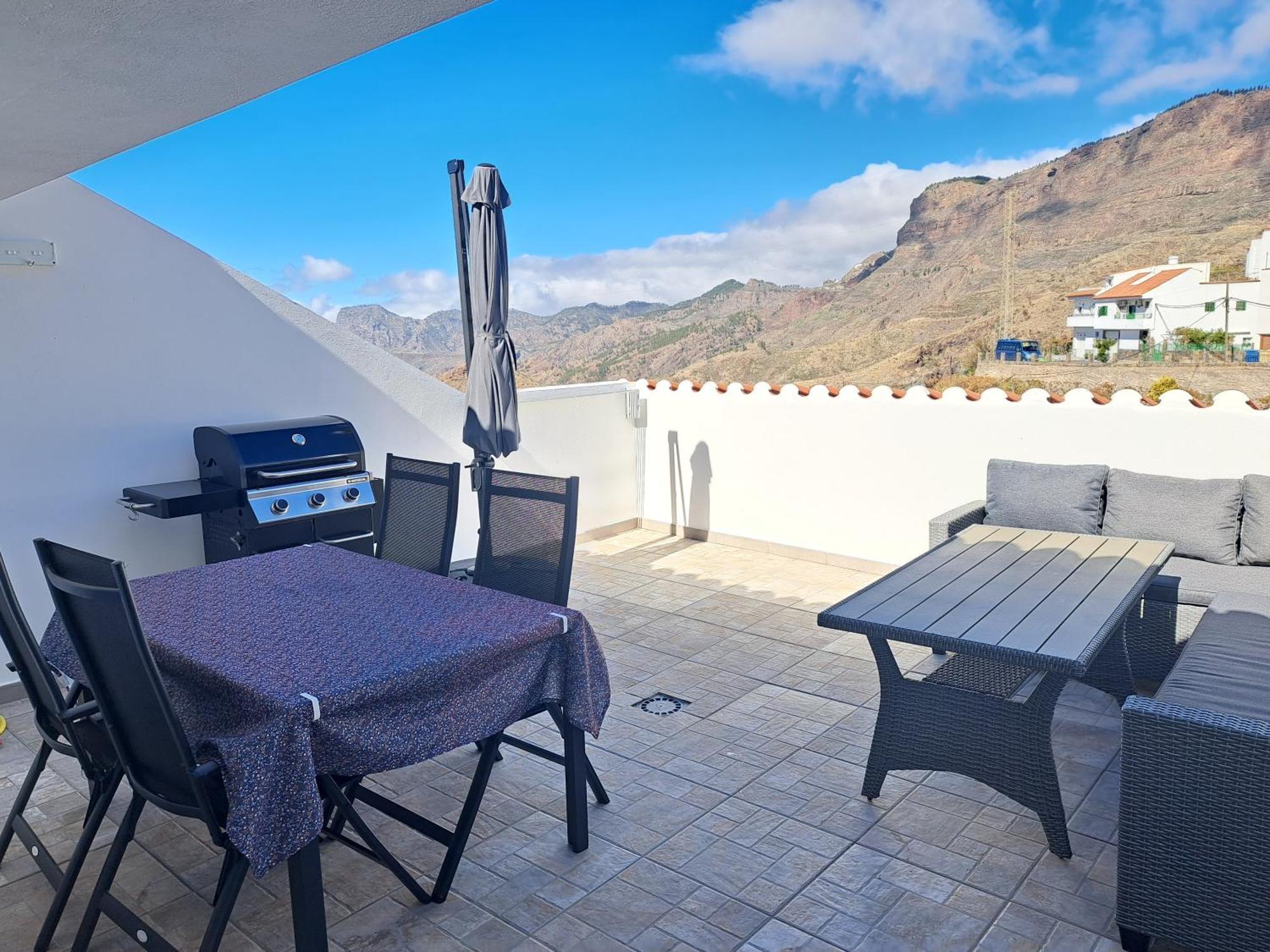 Terraza Sol Y Niebla Apartamento Tejeda  Exterior foto